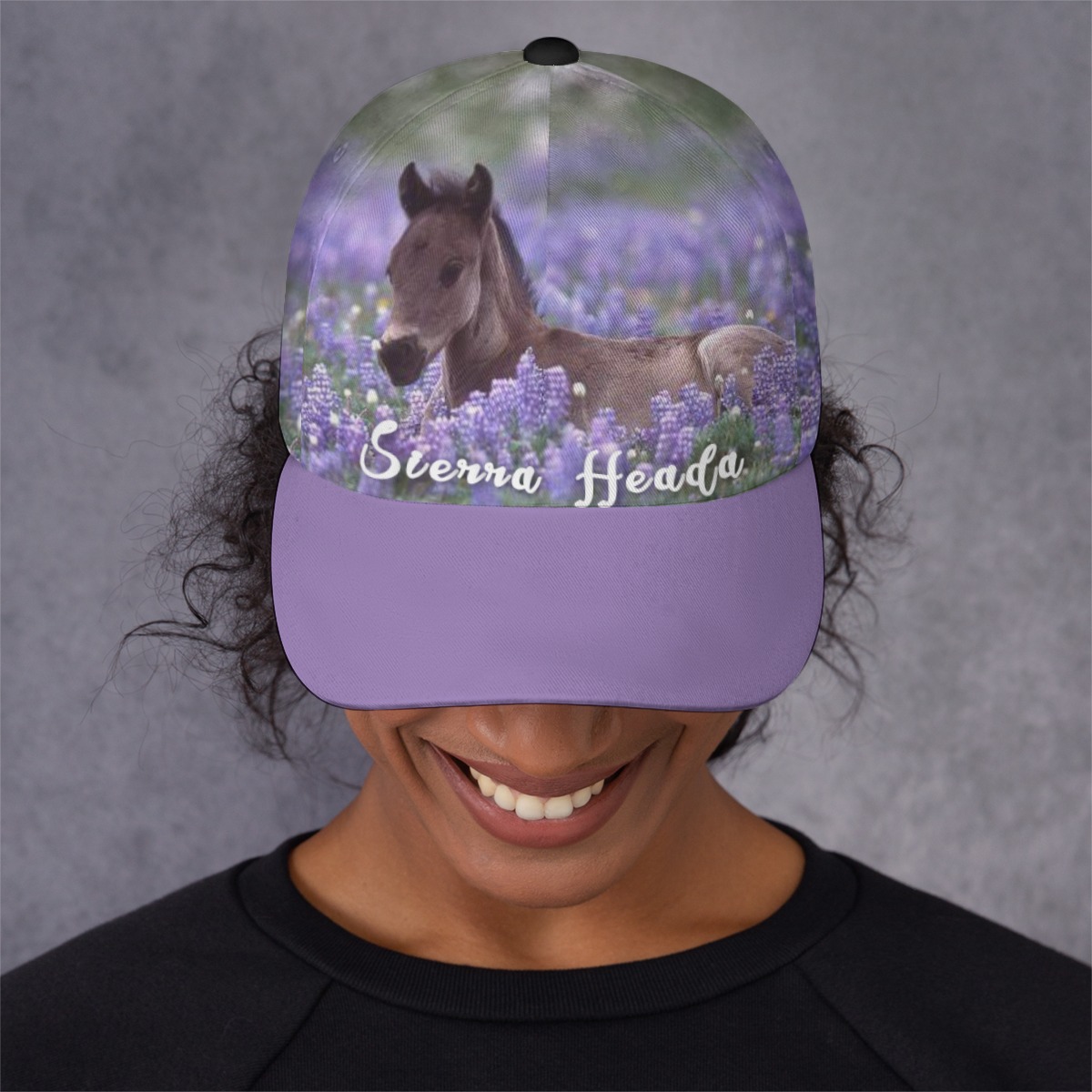 Cap with horse design - Image 3
