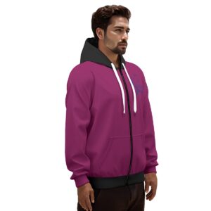 Pullover Hoodie With Zipper Closure | Cotton - Image 3