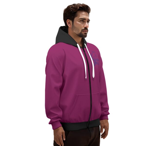 Pullover Hoodie With Zipper Closure | Cotton - Image 3