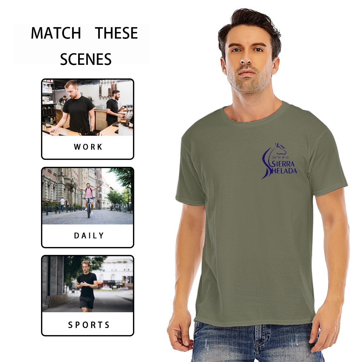 Unisex O-neck Short Sleeve T-shirt | 180GSM Cotton (DTF) - Image 10