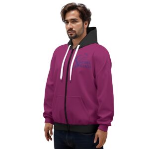 Pullover Hoodie With Zipper Closure | Cotton - Image 2
